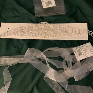 New with tags - shiny belt/sash - David’s Bridal
